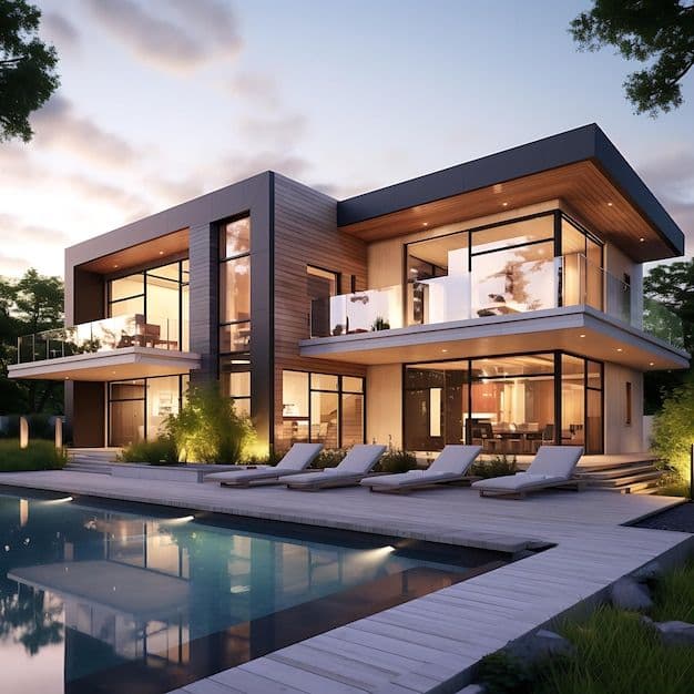 Modern luxury house